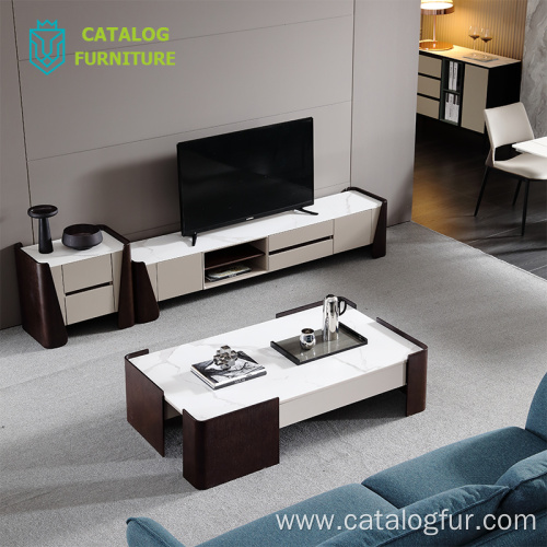 Minimalism TV Stand Coffee Table Side Table